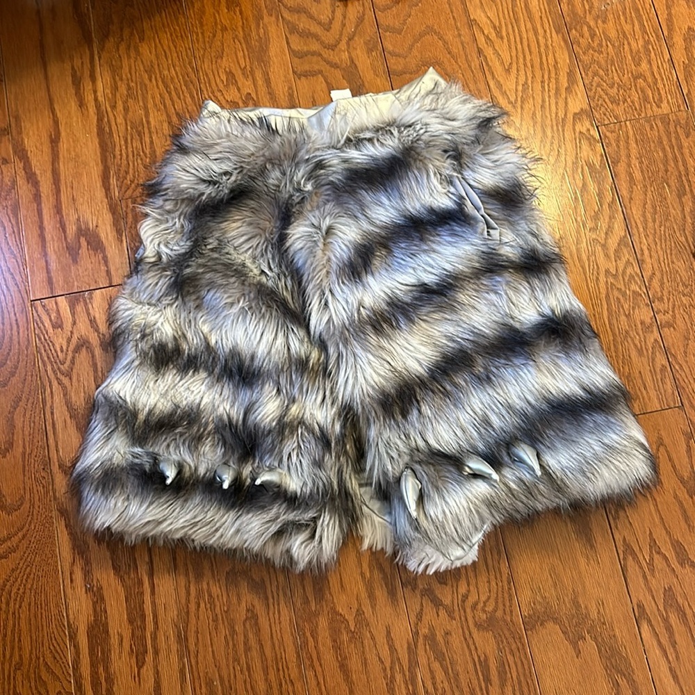Dolls Kill J. Valentine Raccoon 🦝 Shorts with Sassy Tail - Size Small